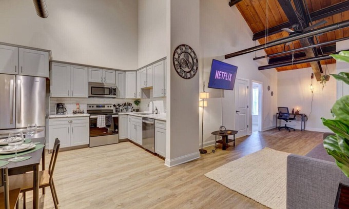 East Stroudsburg Apartment | Washington304 · Luxury Industrial Style King SuiteC- Shawnee Mtn!