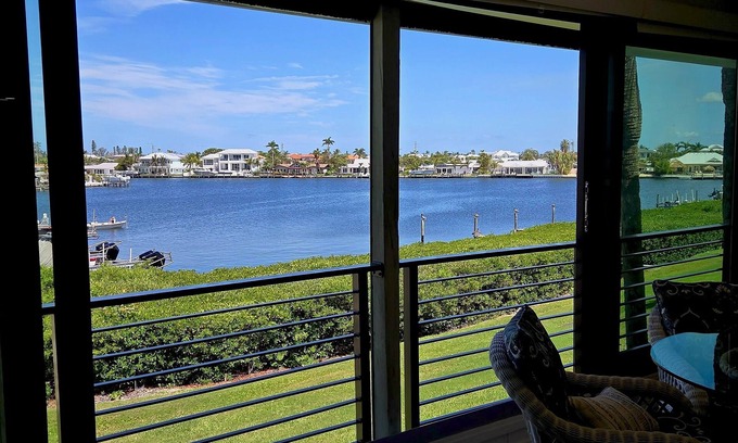 Holmes Beach Condo | Waterfront 2BR/2BA Condo in Westbay Point - Stunning Views & Prime Location