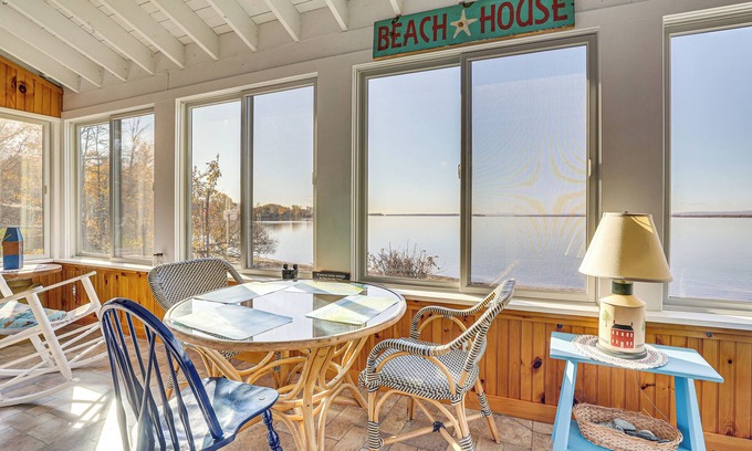 Alburg House | Waterfront Alburgh Getaway w/Private Beach!