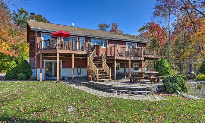Locust Lake Village House | Waterfront Haven on Pines Lake Ski, Swim and Relax