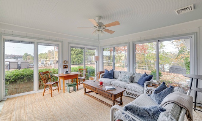 Lancaster House | Waterfront Home w/Dock in Chesapeake Bay Area!