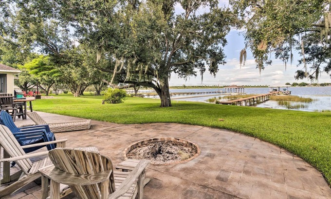 Lake Placid House | Waterfront Lake Placid Home w/Dock & Fire Pit