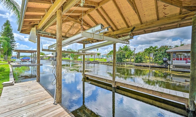 Lake Placid House | Waterfront Lake Placid Escape w/Dock & Lanai
