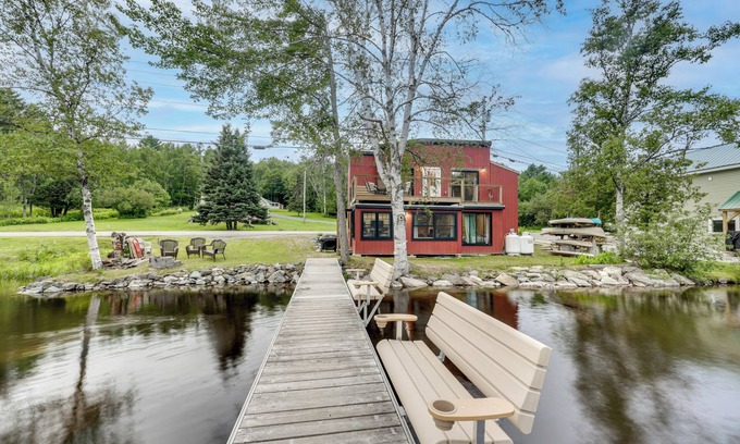 Rockwood House | Waterfront 'Little Red Camp' on Moose River