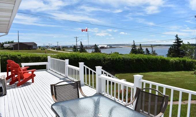 North Rustico House | Waterfront North Rustico; Million Dollar View