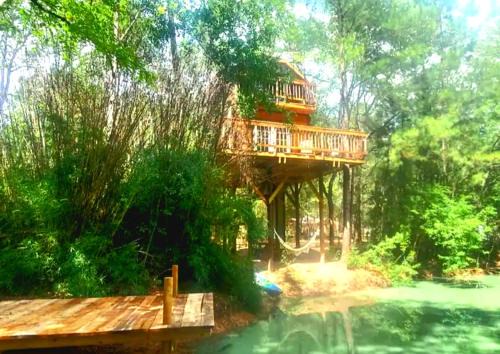 Waller Villa | Waterfront Treehouse in a Magical Forest