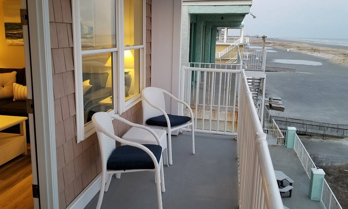 Wildwood Crest Condo | Welcome to "Ocean Sunrise". Renovated direct ocean front private end unit.