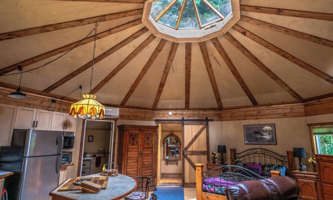 Otter Point Cottage | Welcome to Willowbend a peaceful forest country retreat. Unique Yurt style cabin