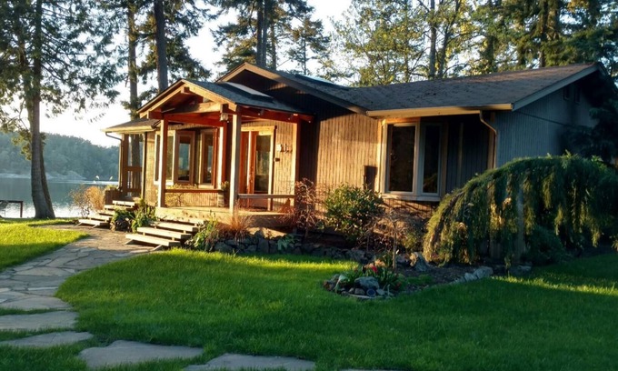 Roche Harbor House | Westcott Bay Waterfront pet friendly home. just minutes from Roche Harbor.