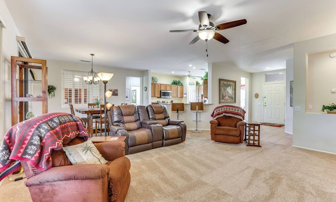 Surprise House | WFH-Friendly Surprise Hub: Fire Table, Gas Grill