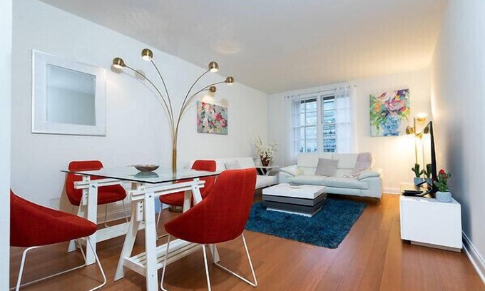 Edgewater Apartment | White Very nice apartment view Hudson River 1Br 1Bath 10 min to the City Al