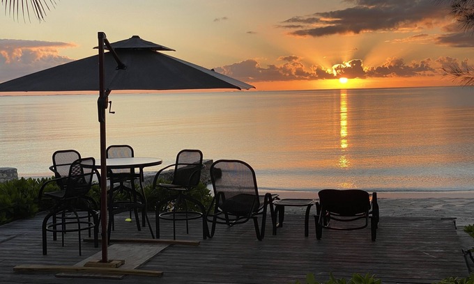 Treasure Cay House | Windsong - Beachfront Home and Canal Dockage! Best of Both Worlds