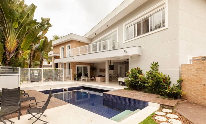 Guaruja House | Wonderful House, Beach Tennis, Full Court, Beach and Leisure