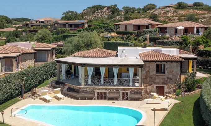 Capo Coda Cavallo Villa | Wonderful luxury villa with pool and big garden overlooking the sea!