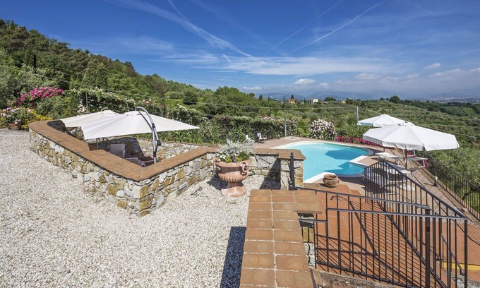 Casalguidi Villa | Wonderful private villa for 14 guests with A/C, WIFI, private pool, TV, terrace and panoramic view