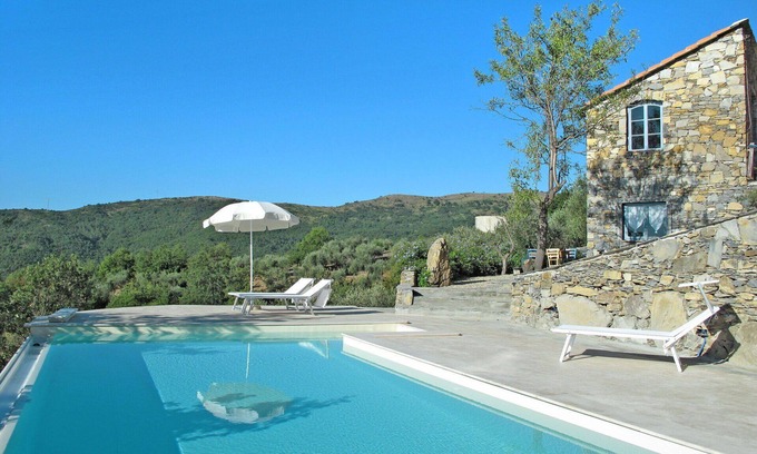 Pietrabruna House | Wonderful private villa for 5 guests with WIFI, private pool, TV and patio