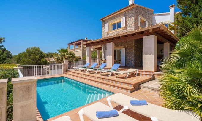 Cala Mesquida House | Wonderful private villa with A/C, WIFI, private pool, TV, terrace, pets allowed and parking