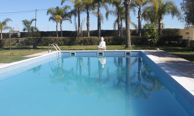 Montijo House | Wonderful villa for 6 guests with pool, WIFI, A/C, TV, terrace and parking