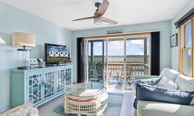 Chincoteague Condo | Wonderview 208 - Breathtaking Channel Views!