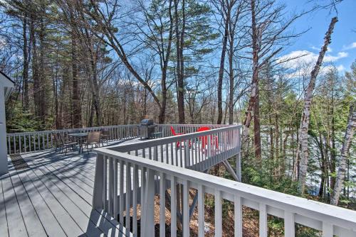 Grantham House | Wooded Waterfront Grantham Home Less Than 10 Mi to Ski!