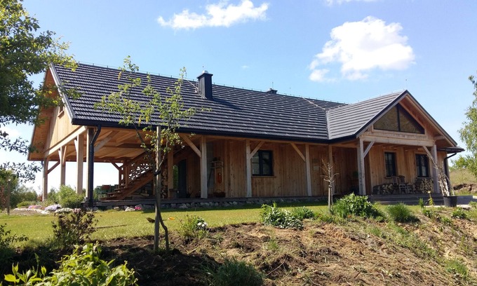 gmina Rynsk Bed & Breakfast | Wooden House with B&B and magnificent view on Crane Valley close to Torun