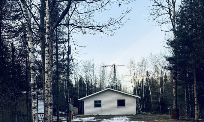 Iron River Cabin | Woodland Retreat - 10 acres of secluded, wooded trails for you to hide-a-way!