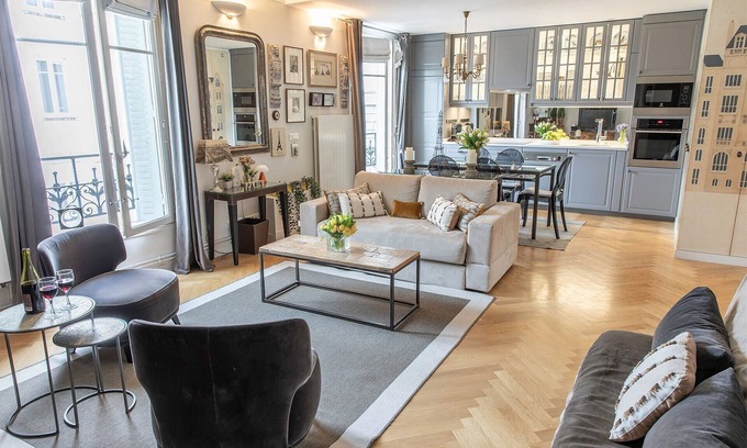 Quartier du Gros-Caillou Apartment | Wow Eiffel Tower View, Unbelievably Elegant & Spacious