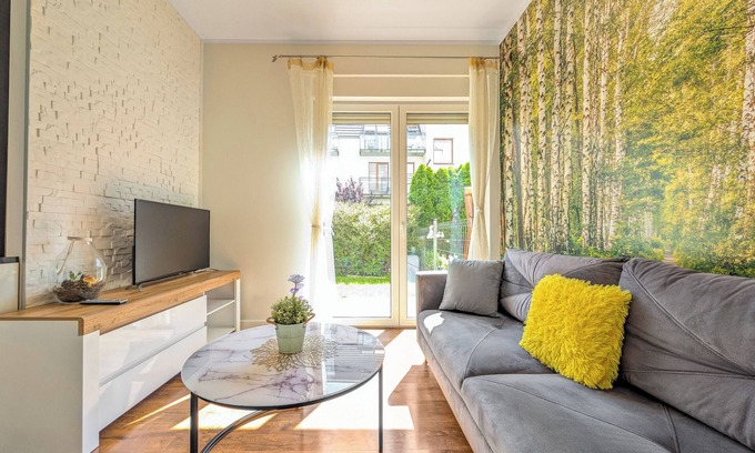 Fabryczna Apartment | Wrocław Escape Apartment with Garden