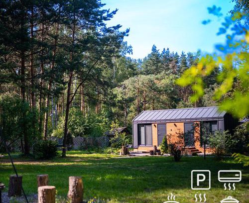 Radziejowice House | Wypoczynkowa Osada całoroczne ogrzewane domki 700m od Suntago Wręcza