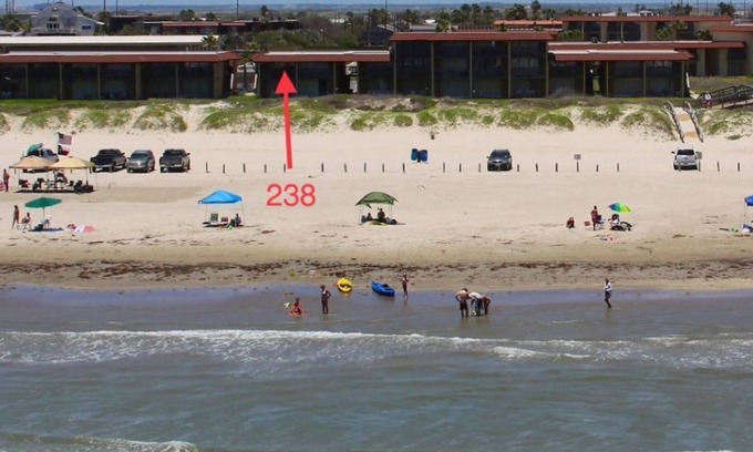 Port Aransas Condo | Your Island Retreat # 238 with an amazing location and view of the Gulf.