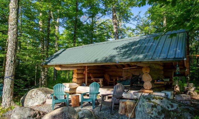 Meacham RV Rental | Your private hill-top furnished glamping site on 50 private Adirondack acres