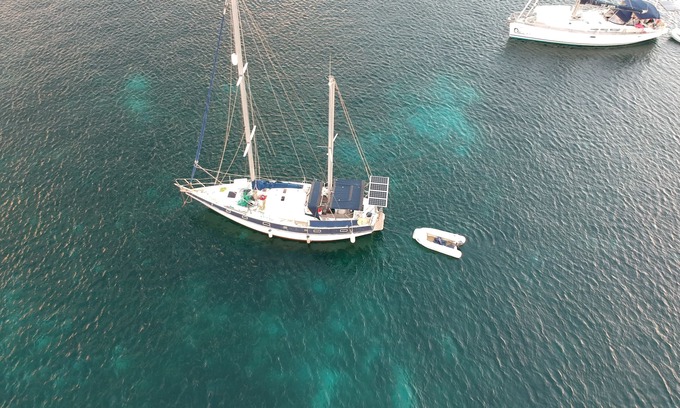 Les Anses-d'Arlets Boat Rental | Your private sailboat at anchor among the turtles + diving option