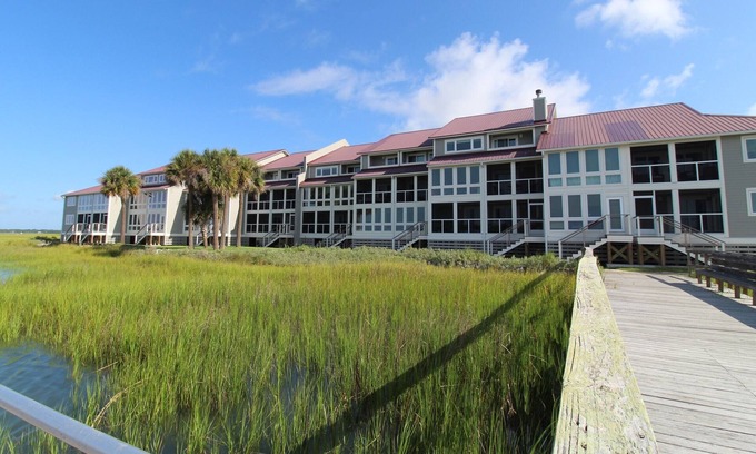 Folly Beach Condo | Your riverfront beach escape~ Surf and Turf