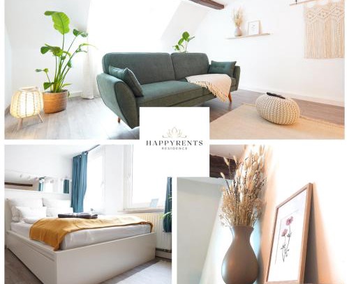 Giebichenstein House | Zentrale, gemütliche Dachgeschoss-Etage - 52qm - Altes Haus auf 2,5 Etagen exklusiv für Dich - mit 1 Schlafzimmer, Wohnzimmer und Rückzugsraum zum Verweilen - Küche, großes Bad, Netflix