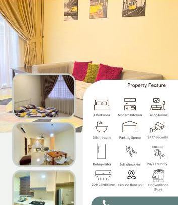 Putrajaya Apartment | ZieHomestay at PICC BoraOmbak Marina Equestrian Putrajaya