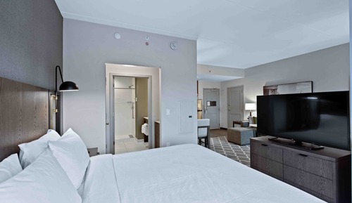 Studio, 1 King Bed with Sofa bed (Mobility/Hearing Access, Roll-In Shwr)