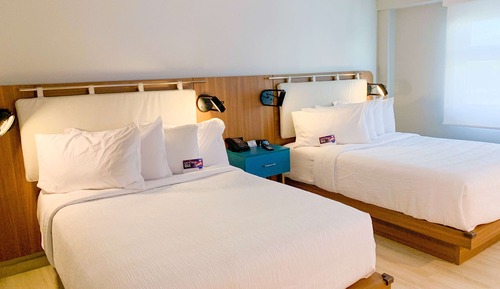 Room, 2 Double Beds, Non Smoking (Mobility Accessible, Roll In Shower)