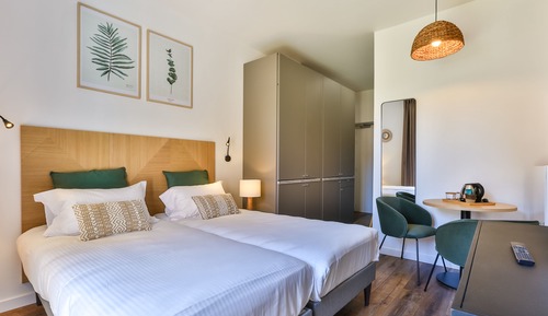 Twin Room, Courtyard View (sans balcon)