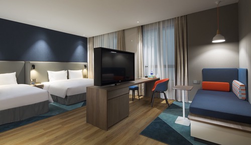 Standard Room, 2 Twin Beds, Garden View (Minifridge)