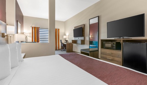 Suite, 1 King Bed, Non Smoking, Refrigerator & Microwave (with Sofabed)