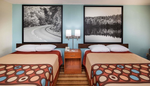 Double Room, 2 Double Beds, Non Smoking