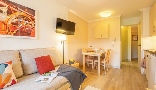 Studio 4 people - 1 sleeping alcove - Air conditionned - Terrace or balcony - Renovated