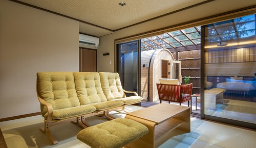 Room with Tatami Area and Open-Air Bath