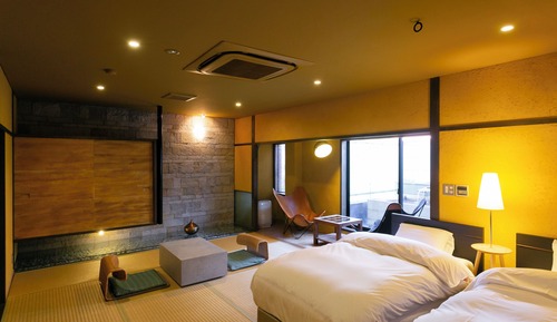Japanese-Style Room with Open Air Bath - Yamabuki
