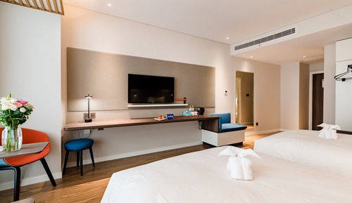 Standard Room, 2 Twin Beds, Non Smoking (Extra Area)