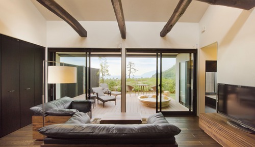 Twin Room with Tatami Area and Open-Air Hot Spring Bath, Mt. Fuji View [Tsuki Matsu], Non Smoking