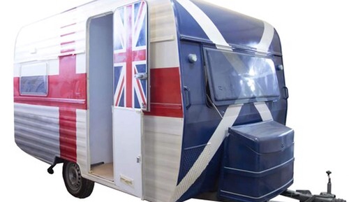 Double Room, Shared Bathroom (Caravan England)