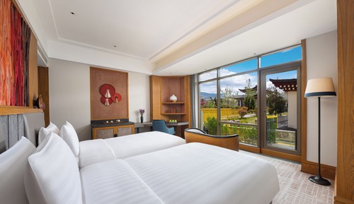 Garden View Room with Balcony Twin