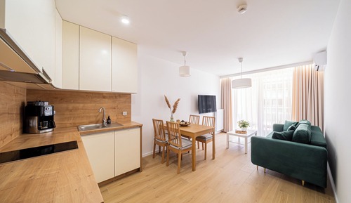 Apartment, Kitchenette, Courtyard View