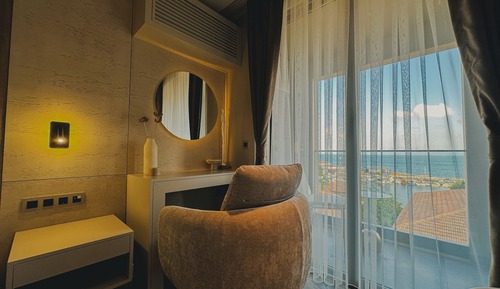 Family Room, 1 Double Bed, Smoking, Sea View